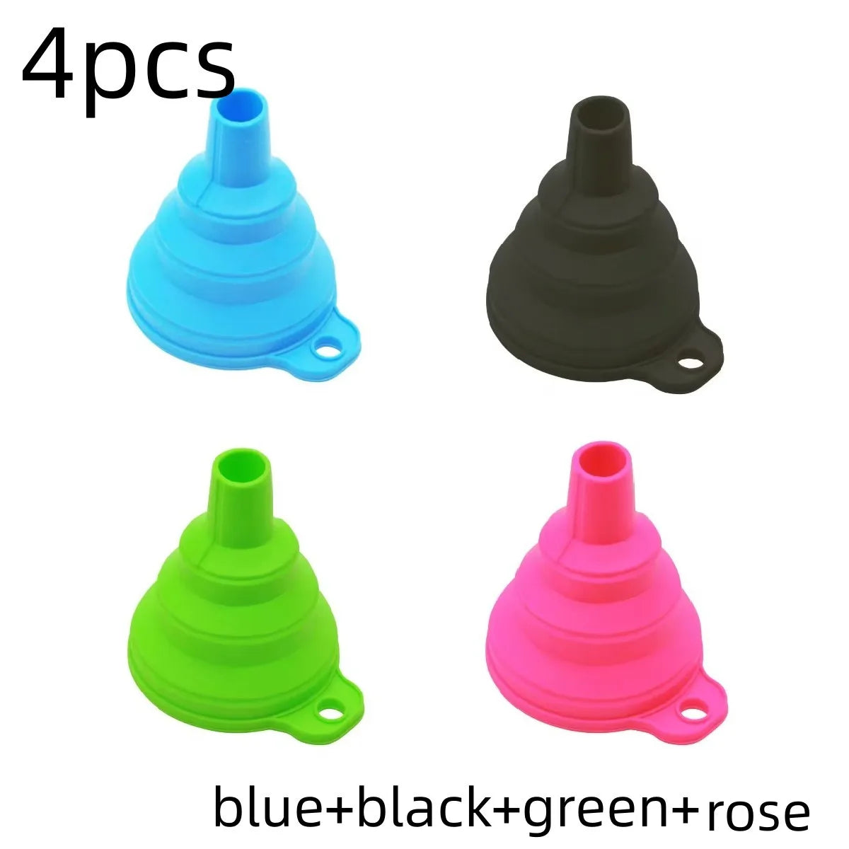 Collapsible Silicone Kitchen Funnel