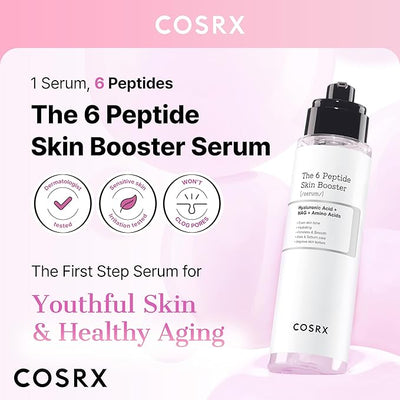 COSRX 6 Peptide Skin Booster Serum | 150ml | Hydrating & Firming Korean Essence