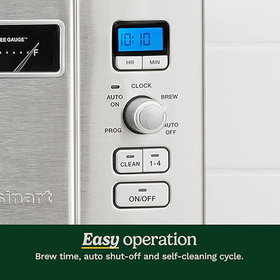 12-Cup Programmable Coffee Maker Single-Serve Dispenser Auto Shutoff Drip Brewing Machine