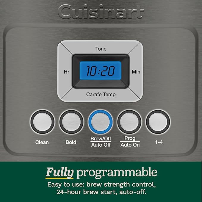 12-Cup Programmable Coffee Maker Single-Serve Dispenser Auto Shutoff Drip Brewing Machine