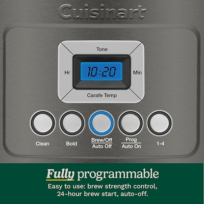 12-Cup Programmable Coffee Maker Single-Serve Dispenser Auto Shutoff Drip Brewing Machine
