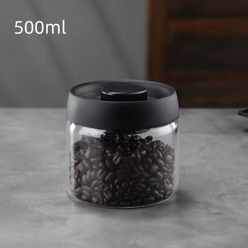 Vacuum Sealed Coffee Storage Jar