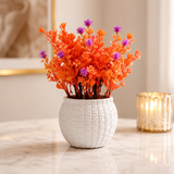 Artificial Mini Potted Plant – Modern Ceramic Floral Decor