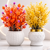 Artificial Mini Potted Plant – Modern Ceramic Floral Decor