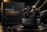 AirPods Pro Style Wireless Earbuds – Bluetooth 5.3 in Black