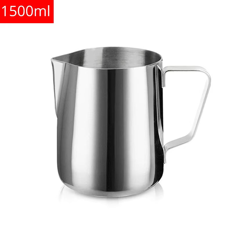 Stainless Steel Milk Frothing Pitcher (350ml, 1500ml)