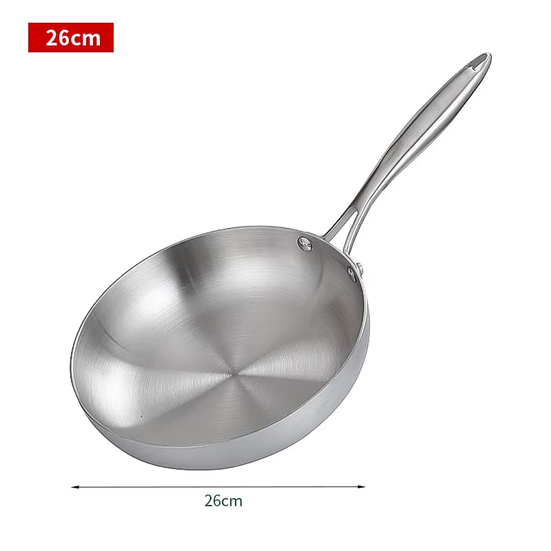 Stainless Steel Fry Pan (22cm to 28cm)