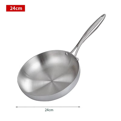 Stainless Steel Fry Pan (22cm to 28cm)