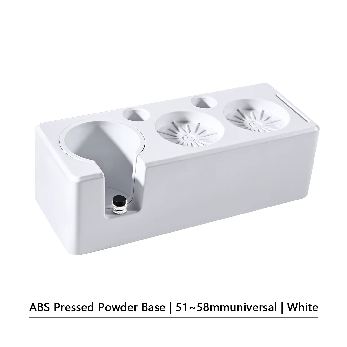Coffee Tamping Station with Silicone Pad, Black or White